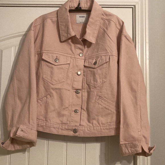 Old Navy Jackets & Blazers - Pink Denim Jacket